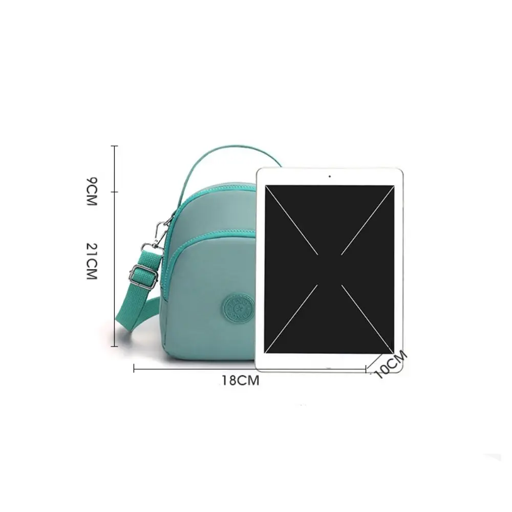 Multi Layer Nylon Backpacks Small Mini Backpack Causal Women Shoulder Bag Female Crossbody Bags for Women Students School Bag