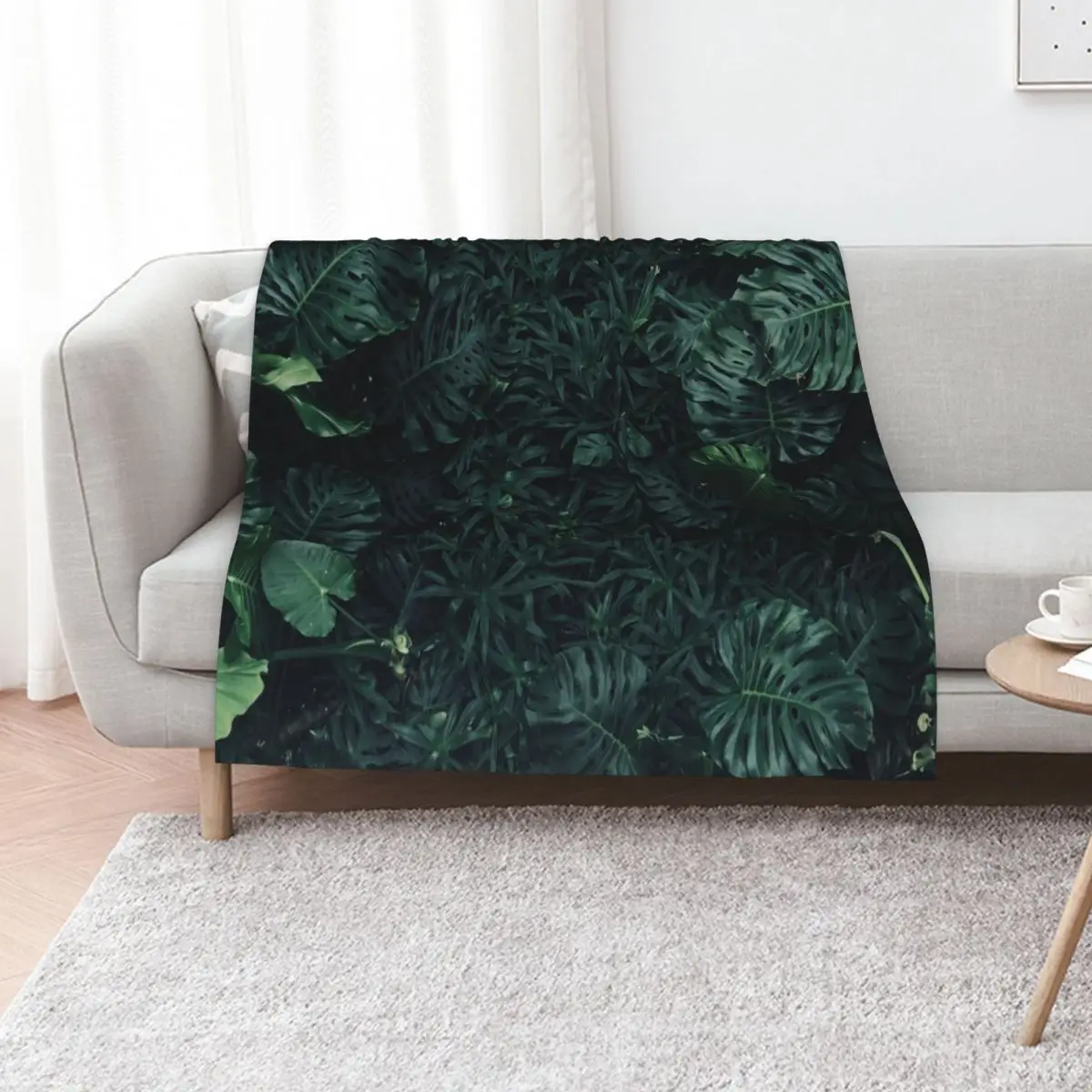 Luscious ferns Throw Blanket Soft Bed christmas gifts Luxury Brand Soft Plush Plaid Flannel Blankets