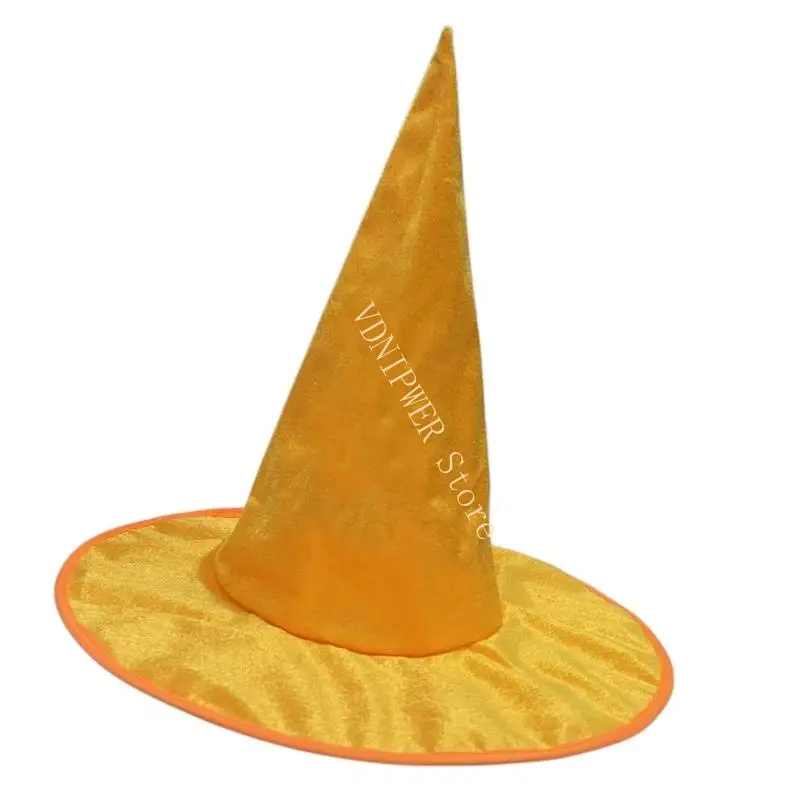 Halloween Witch Hat 39cm Hat. Accesorios vestuario bruja para mujeres para mujeres Accesorios cosplay Halloween D08E