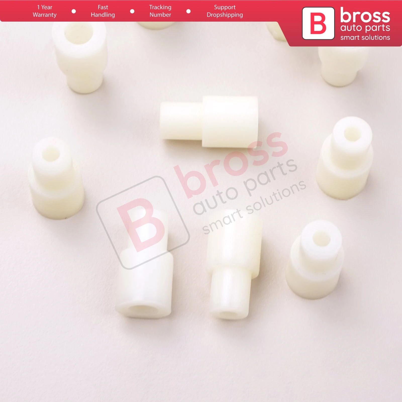 Bross Auto Parts BCP015 10 Pieces Cable End Rope Dowel for Window Regulator Winder Mechanism Type BCP015 Fast Handling