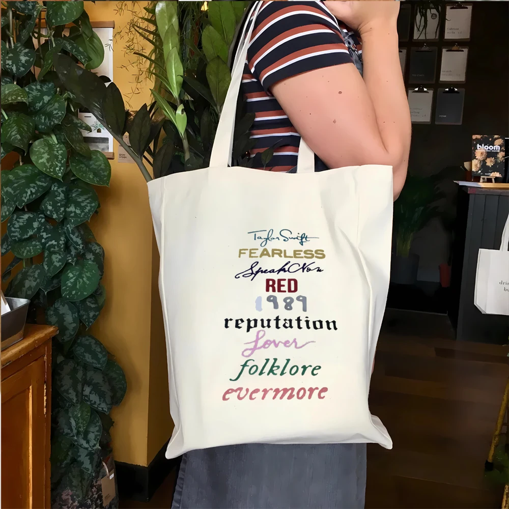 Eras totebag taylor music album tote bag Taylor's Gifts for Fans Guard the world's best eco-friendly tote bags for Taylor's fans