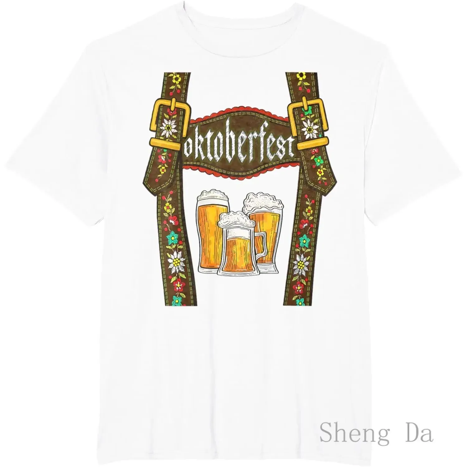 Oktoberfest Mh Beer Cleanfit H Version T-shirt pour femme Matériau en lin confortable adapté à tous âges et aux saisons