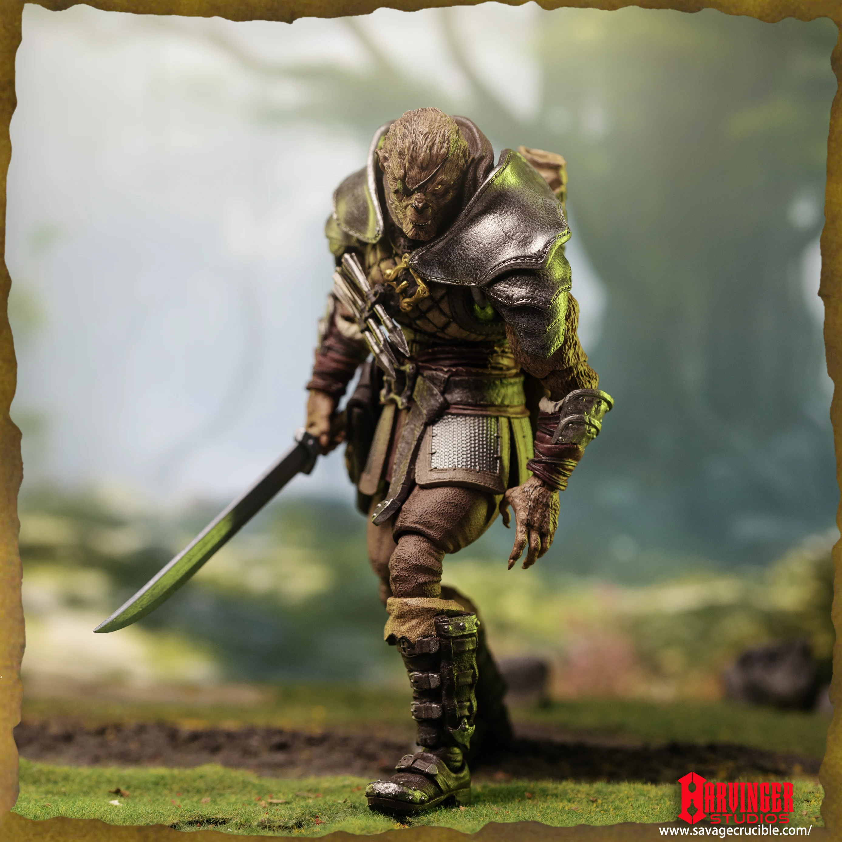 

Hs Studios 1/12 7inch Action Figure Savage Crucible Wave 2 Jaeger Nashom Krieger Whoman Barbarian Anime Model For Birthday Gift