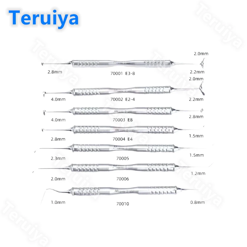 Professional Dental Double-Ended Burnisher - Amalgam Resin Trimming Polisher Spherical Restorative Device
