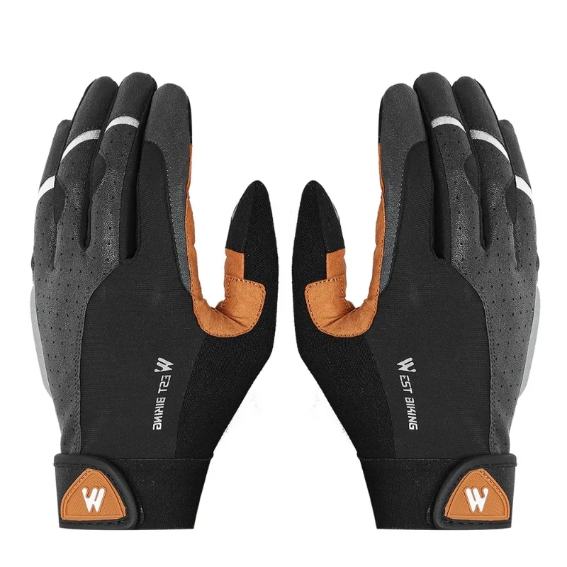 

WEST BIKING Cycle Gloves Anti-Slip Breathable Men Anti-Shock Outdoor Sport Bicycle Motorcycle Gloves