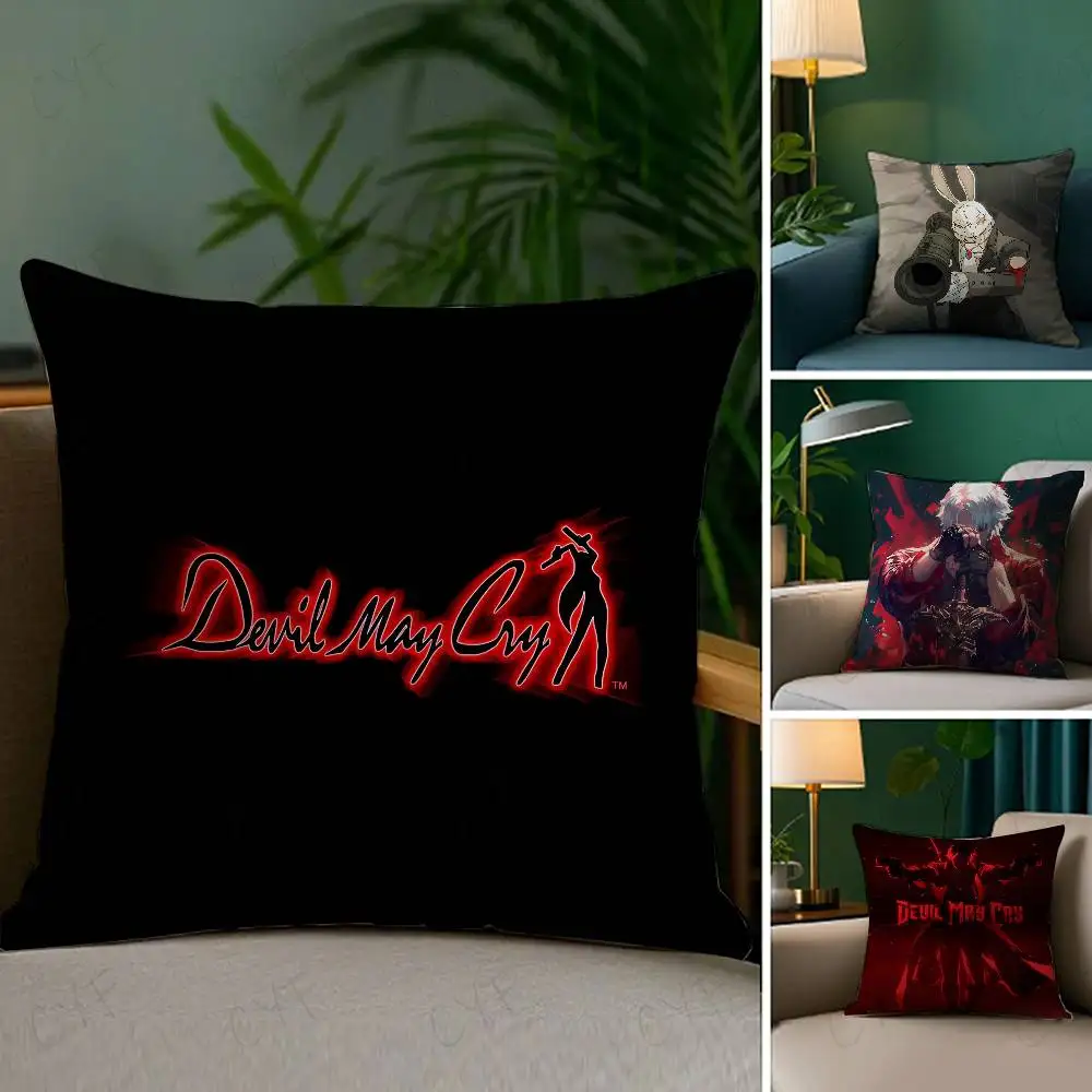 

Cool Hot Game D-Devil May Cry Pillow Case Custom Printed Brushed Fleece Pillow, Baby Skin-Touch, Eco-Friendly Dye-Sublimation Cu
