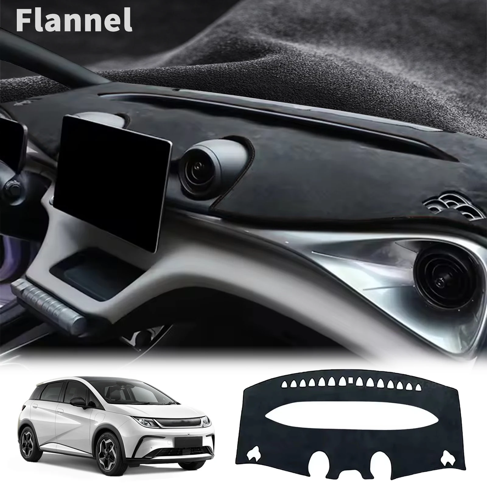 

Dashboard Pad Cover for BYD Dolphin 2021 2022 2023 2024 2025 Non-Slip Dash Mat Dashmat Sunshade Protective Carpet Accessoriesr