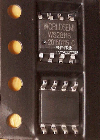 (5 Pieces)  WS2811S 2811  SOP-8 LED