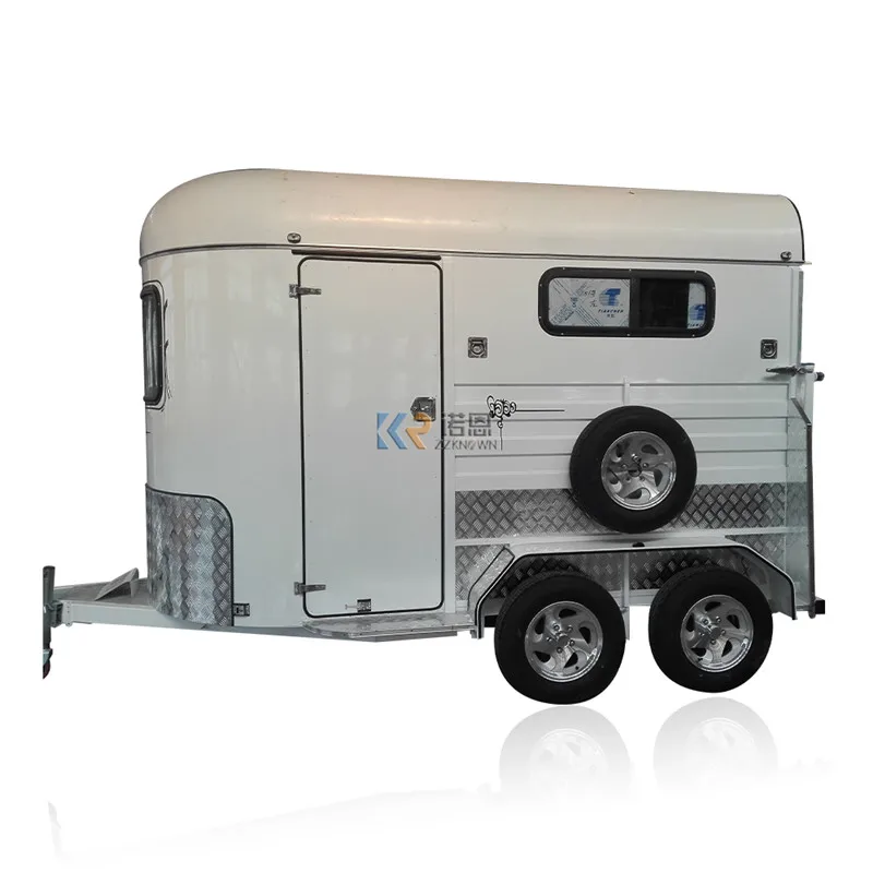 2 Horse Straight Load Carriage Float Trailer For Sale Australia Standard Deluxe Model with Living Quarters New Zealand