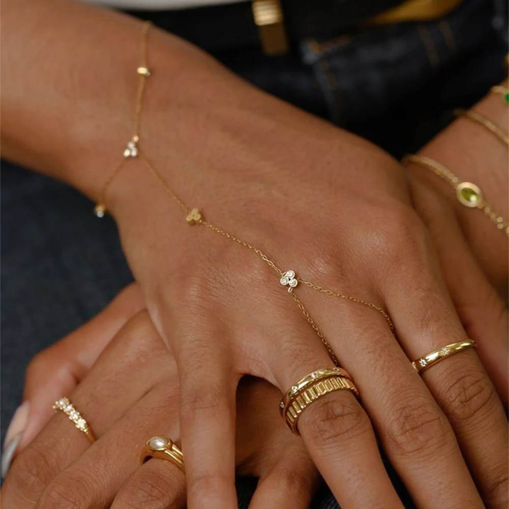 Rhinestone Clover F… - image