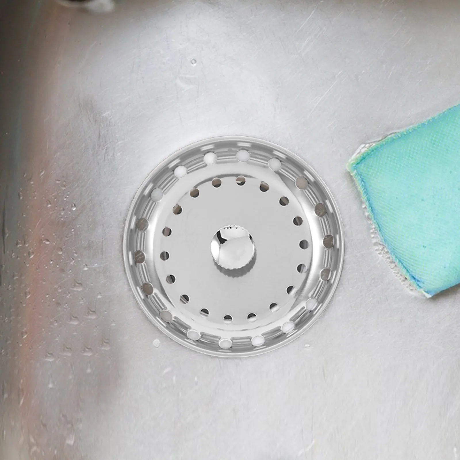 

1 комплект из нержавеющей стали, сливная пробка для кухонной раковины, универсальный фильтр для кухонного сливного фильтра, крышка для утилизации мусора