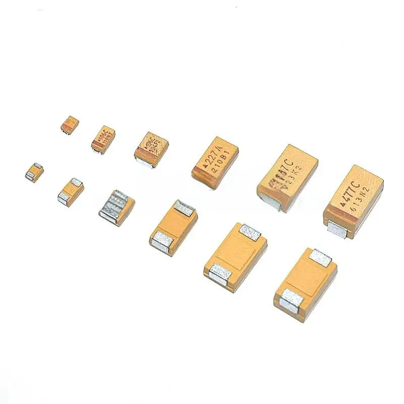 Condensatore al tantalio da 10 pezzi SMD B custodia 10V 16V 25V 35V Condensatore al tantalio 3528/1210 1/2.2/4.7/10/22/47/100UF