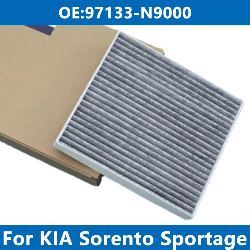 Car Cabin Filter Air Conditioner 97133-N9000 For KIA EV6 SORENTO IV 1.6T-GDi Hybrid 2.2 2.5 SPORTAGE V 1.6 CRDi Hybrid AWD MHEV