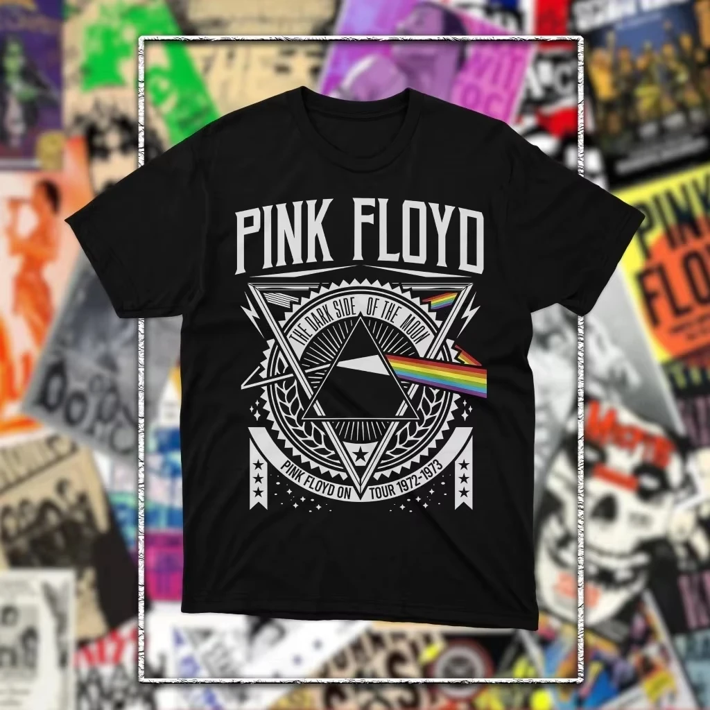 Pink Floyd Band Graphic Vintage Men Women T Shirt Cotton Oversized Streetwear Short Sleeve Horror Punk Y2k Female Male Clothing