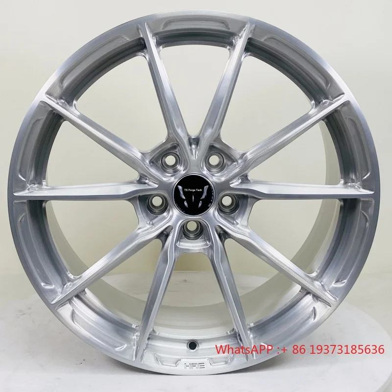 

New High Quality Aluminium Alloy Hubs Silver Finish Forged 35mm ET Passenger Car Wheels 100mm PCD for Automobile Modifications