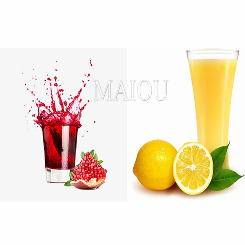 Máquina exprimidora de zumo de fruta, naranja, cítricos, limón, lima, pomelo, granada