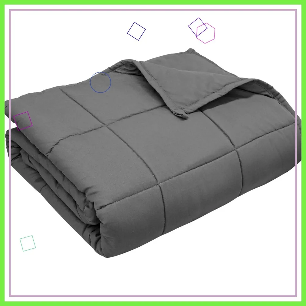 

King Size Weighted Blanket 25 lbs for Adults 240-260lbs, Breathable Glass Beads Throw, Washable All Season