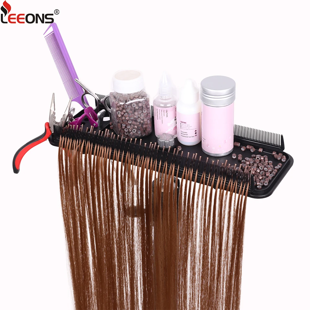 Hair Extension Holder Stand Wig Hair Tray Braiding Hair Rack Stand Hair Extension Tool Salon Extension Hair Tray For Hair Weft