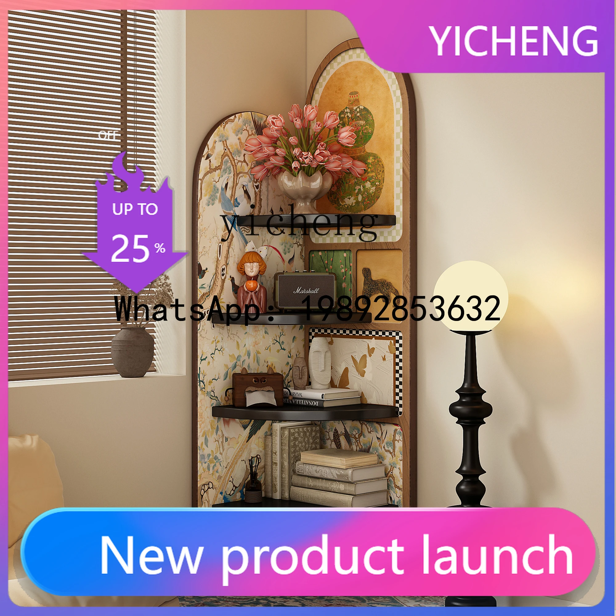 

X6 Storage Rack Bedroom Floor-standing Household Simple Corner Cabinet Living Room Wall Multi-layer Corner Storage Organizer