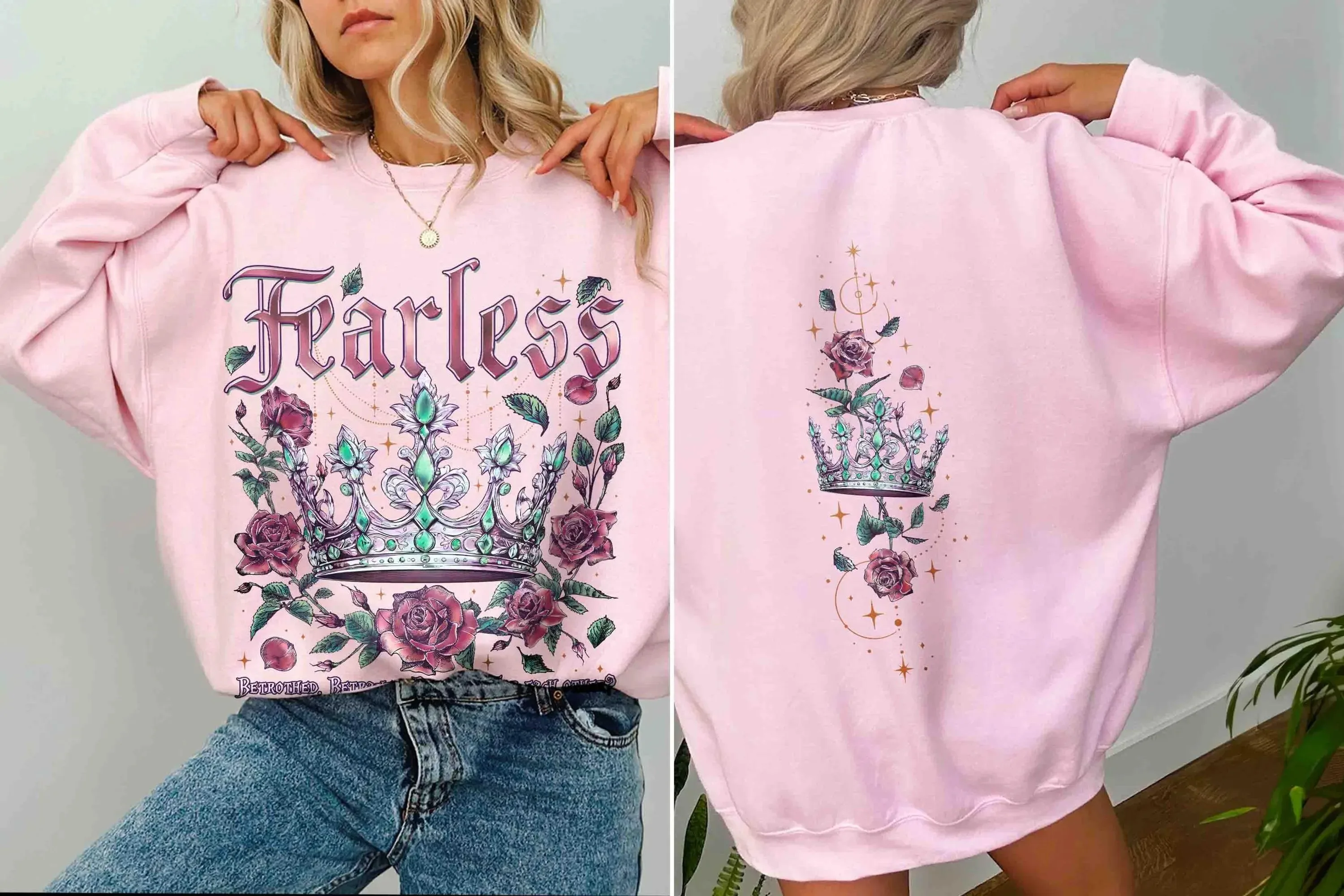 เสื้อสเวตเชิ้ตผู้หญิงลายหนังสือ สำหรับแฟนหนังสือผู้กล้าหาญ ลอเรน ของขวัญสำหรับคนรักหนังสือ ยูนิเซ็กซ์ สไตล์ Y2K เสื้อสเวตเชิ้ตลายตลก สตรีทแวร์