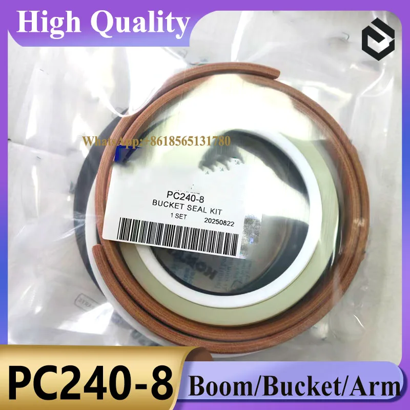 

Комплект уплотнений для стрелы и ковша экскаватора Komatsu: уплотнения цилиндров для моделей PC220-6SE, PC220SE-6, PC220LC-6, PC220LC-7, PC228, PC240-8, PC270-7