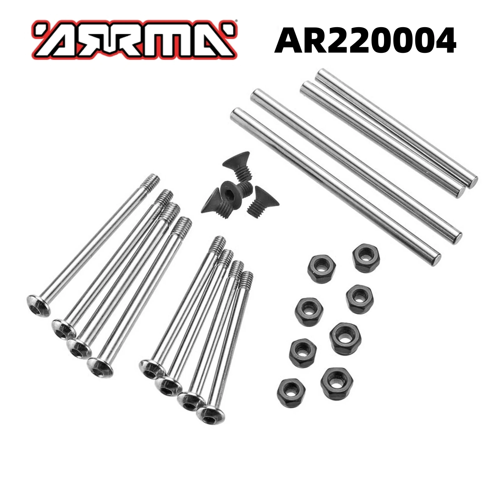 Original ARRMA AR220004 HD HINGE PIN SET For ARRMA FURY BLX VORTEKS RAIDER XL