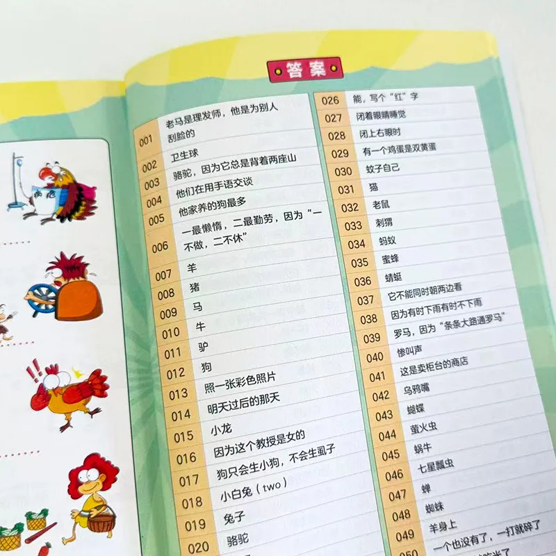 500 Questions for Elementary School Students To Improve Intelligence and Brainstorm, Logical Thinking Training Book