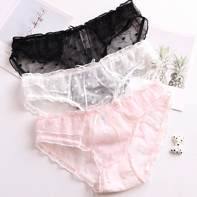 Girls Underwear 3pc/lot  panties low Waist Briefs Young Girl teenagers Pants children students solid