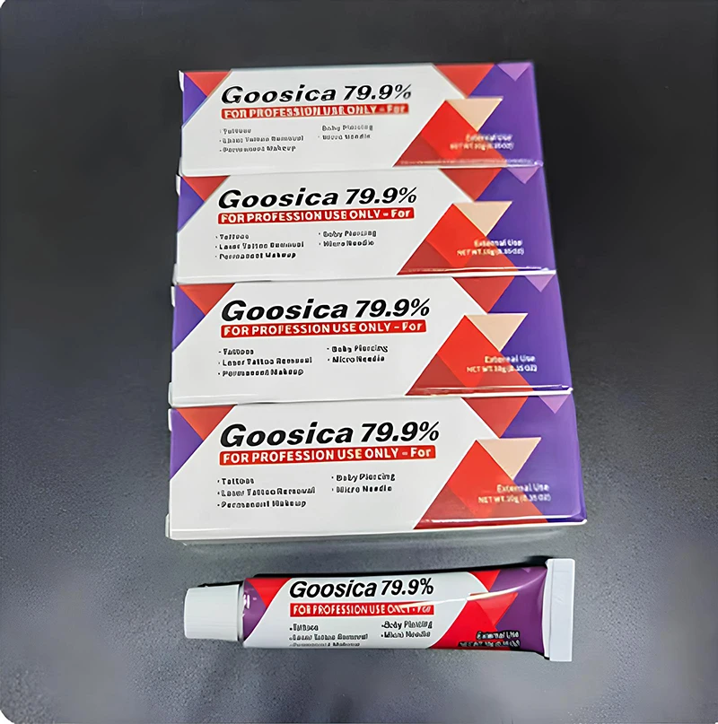 79.9% Goosica Tattoo Cream Before Permanent Makeup Microblading Eyebrow Lips Liner Tattoo Care Cream 10g