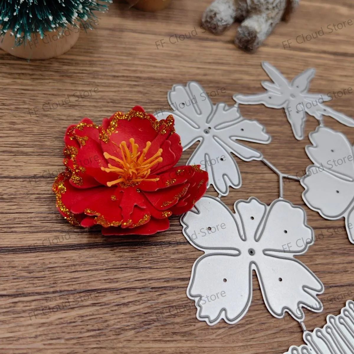 

The Flower Cutting Dies for DIY 3D Scrapbook Album Paper Cards Decorative Crafts Cut Die Embossing Knife Mold 2025 New