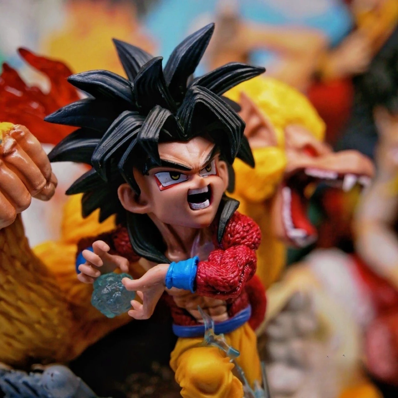 13 سنتيمتر جديد لعبة دراغون بول أنيمي الشكل سوبر سايان 4 سون جوكو المحيط بولي كلوريد الفينيل نموذج تمثال سطح المكتب الحلي الزخرفية الاطفال دمى هدايا #3