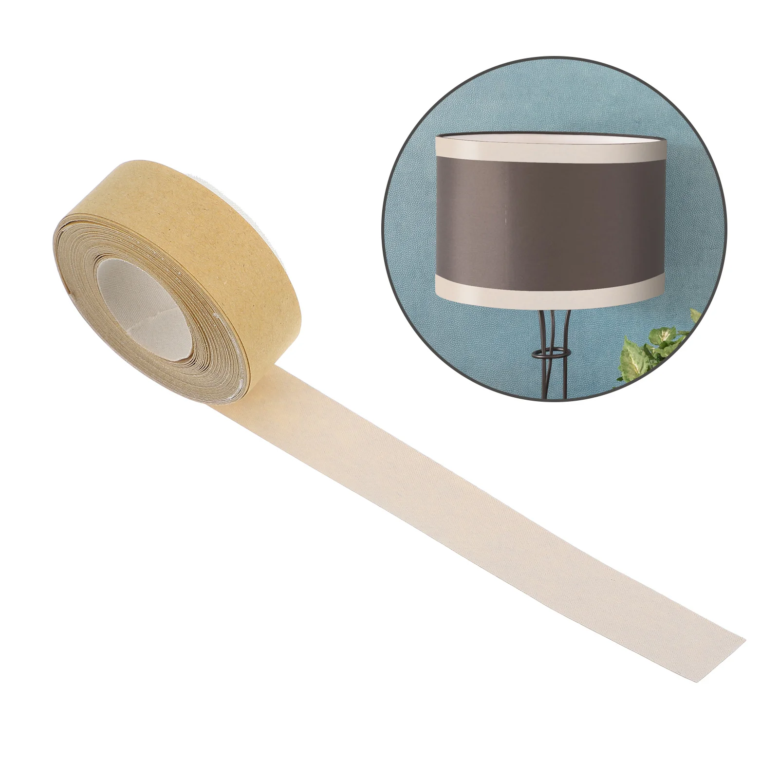 

Lampshade Strips Cloth Banding Edging Fabric Cover Wrap Brown Decor