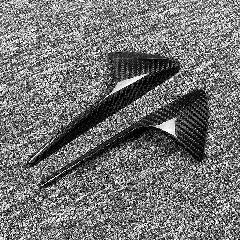 

For Tesla Model 3 17-22 S 12 -19 X 2016 - 22 Model Y Car Side Marker Turn Signal Cover Camera Fender Overlay Real Carbon Fiber
