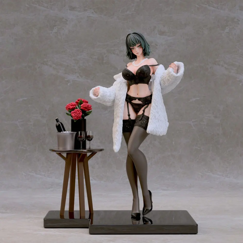 1/24/12/6 Desk ornament,Sexy girl resin model kit, mini 3D printed gray figure statue, unpainted,unassembled