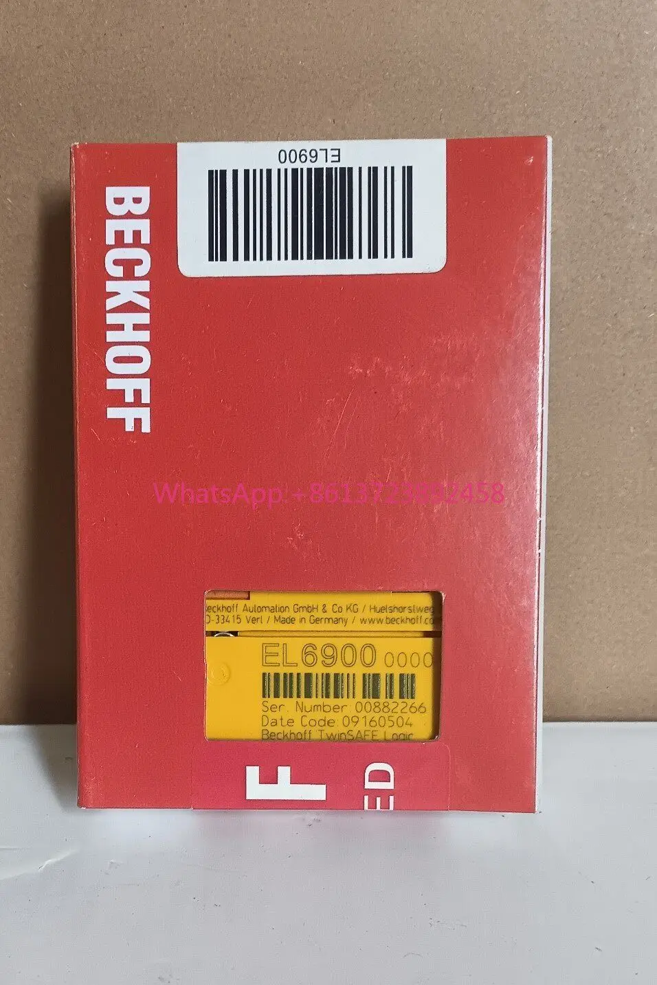 BECKHOFF EL6900 safety module, high quality