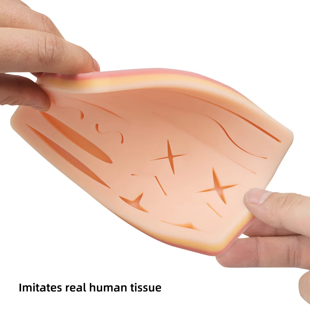 المهنية الجلد تشغيل الوسادة الجراحية خياطة التدريب 5 قطعة عدة تشريح خياطة ممارسة الصدمة اكسسوارات لطلاب الطب