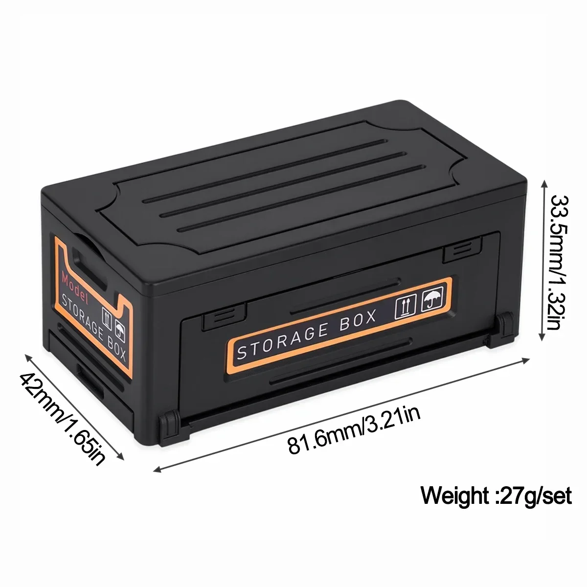 RC Plastic Luggage & Tool Box Decoration Accessories for 1/7 1/8 1/10 SCX10 TRX4 D90 Redcat Yikong