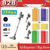 Proscenic P11 Mopping Cordless Vacuum Cleaner, 35Kpa Suction, 0.65L Dustbin, 5-Stage Filtration System, 2000Mah Battery