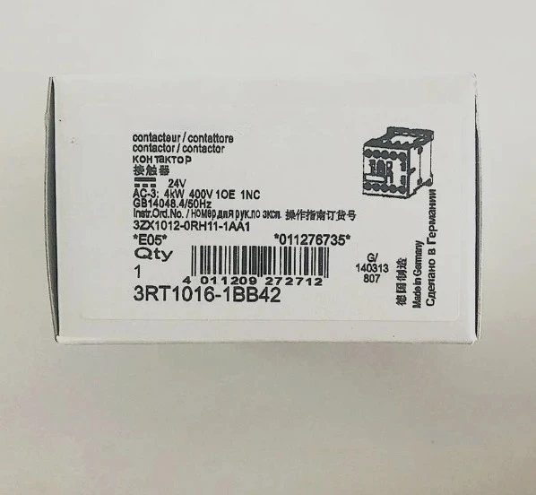 Brand New Original DC Contactor 3RT1016-1BB42 DC24V Fast Delivery