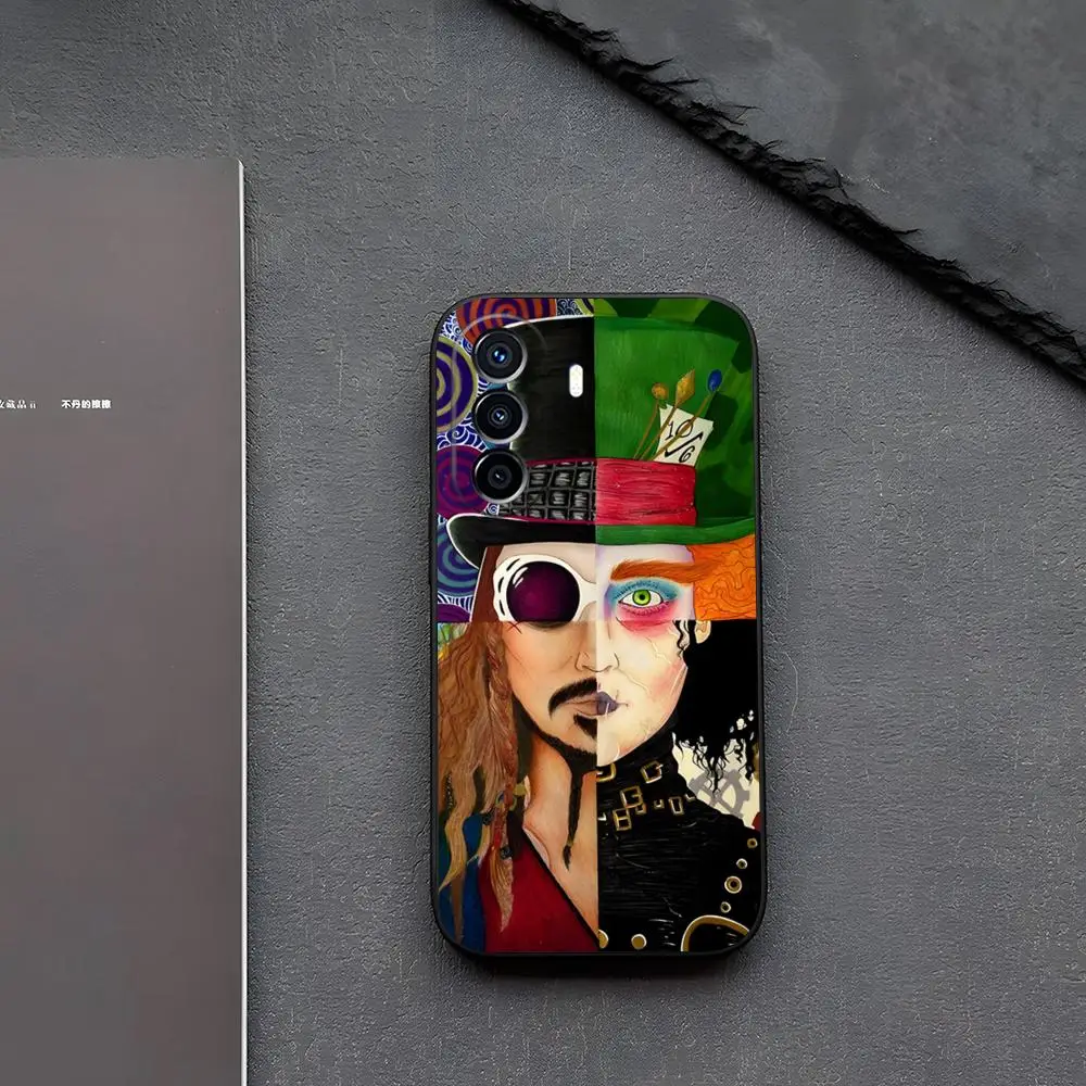 Johnny Depp Character Collage Phone Case Fundas For Huawei P50 Lite P30 P40 P20 P10 Mate 40 60 Pro Plus Psmart Z 6 7 9 Shell