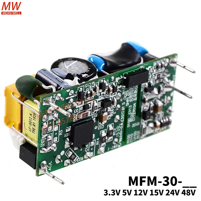 Original MEAN WELL 30W High Reliable Green On Board Type MFM-30-5 MFM-30-12 MFM-30-15 MFM-30-24 MFM-30-48