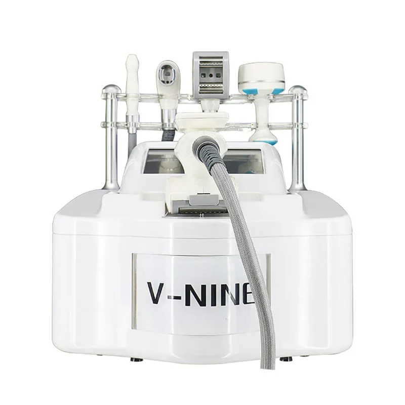 V9 V-NINE Cellulite Roller Massager Vacuum Liposuction Slimming Machine Bodyshaper Cavitation RF Vacuum Roller+BIO light handle