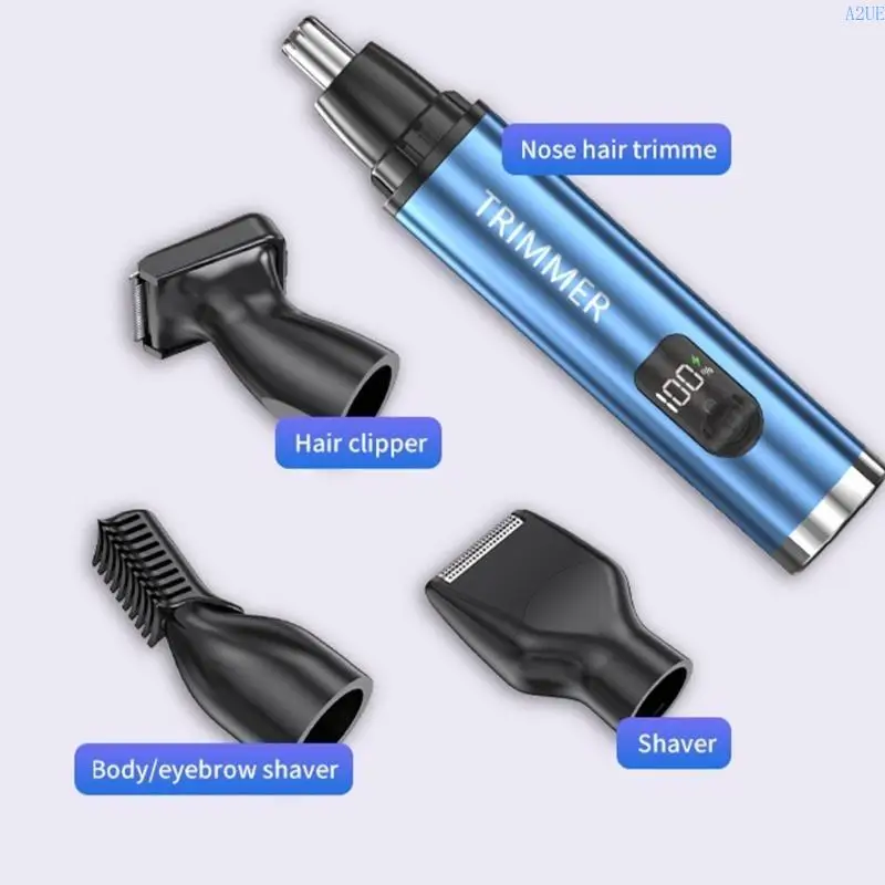A2UE Beard Shaver Imploude Shaver Narizas nariz 4 en 1 Dispositivo aseo eléctrico barba eléctrica Presente para