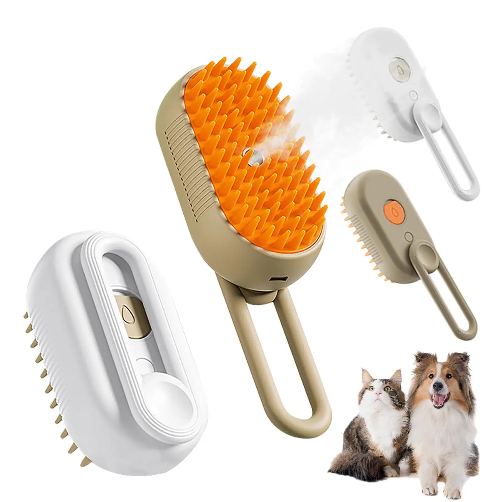 

Pet Spray Massage Brush, Cleaning Pet Brush for Massage, Brush for Cat and Dog Hair Cleaning, Pet Comb for Massage Bathing