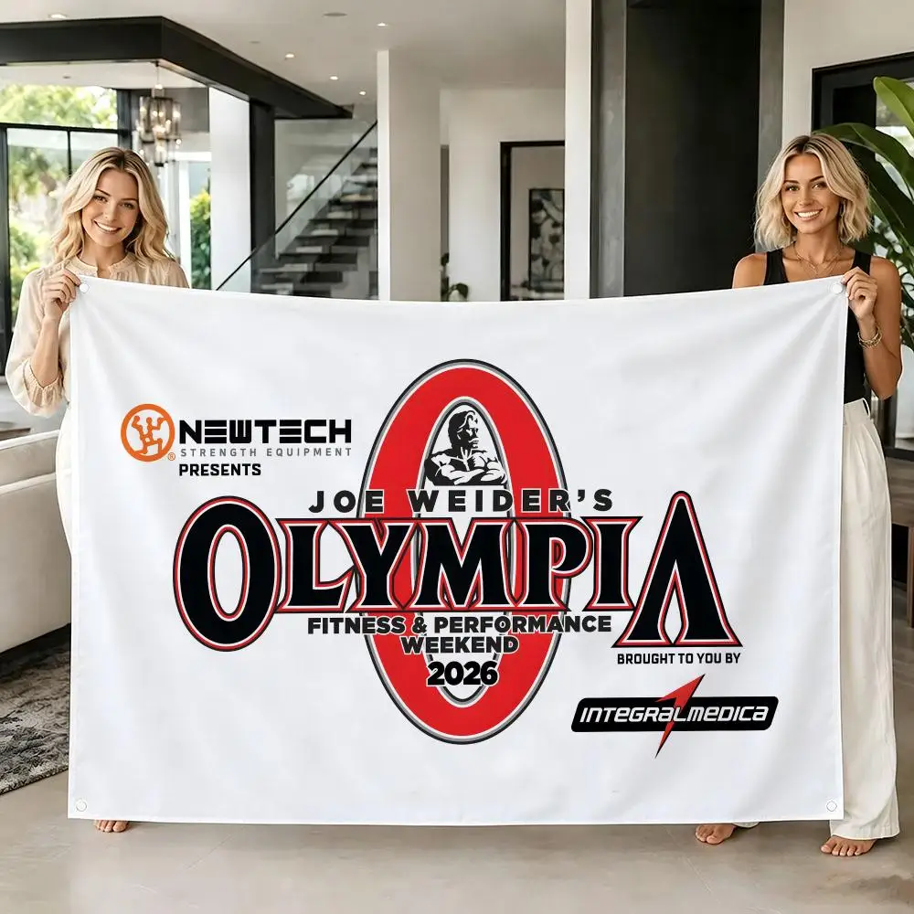 GYM Culture M-Mr Olympia Flags Tapestry Creative Pattern Photo Living Room Wall Art Party Outdoor Decor