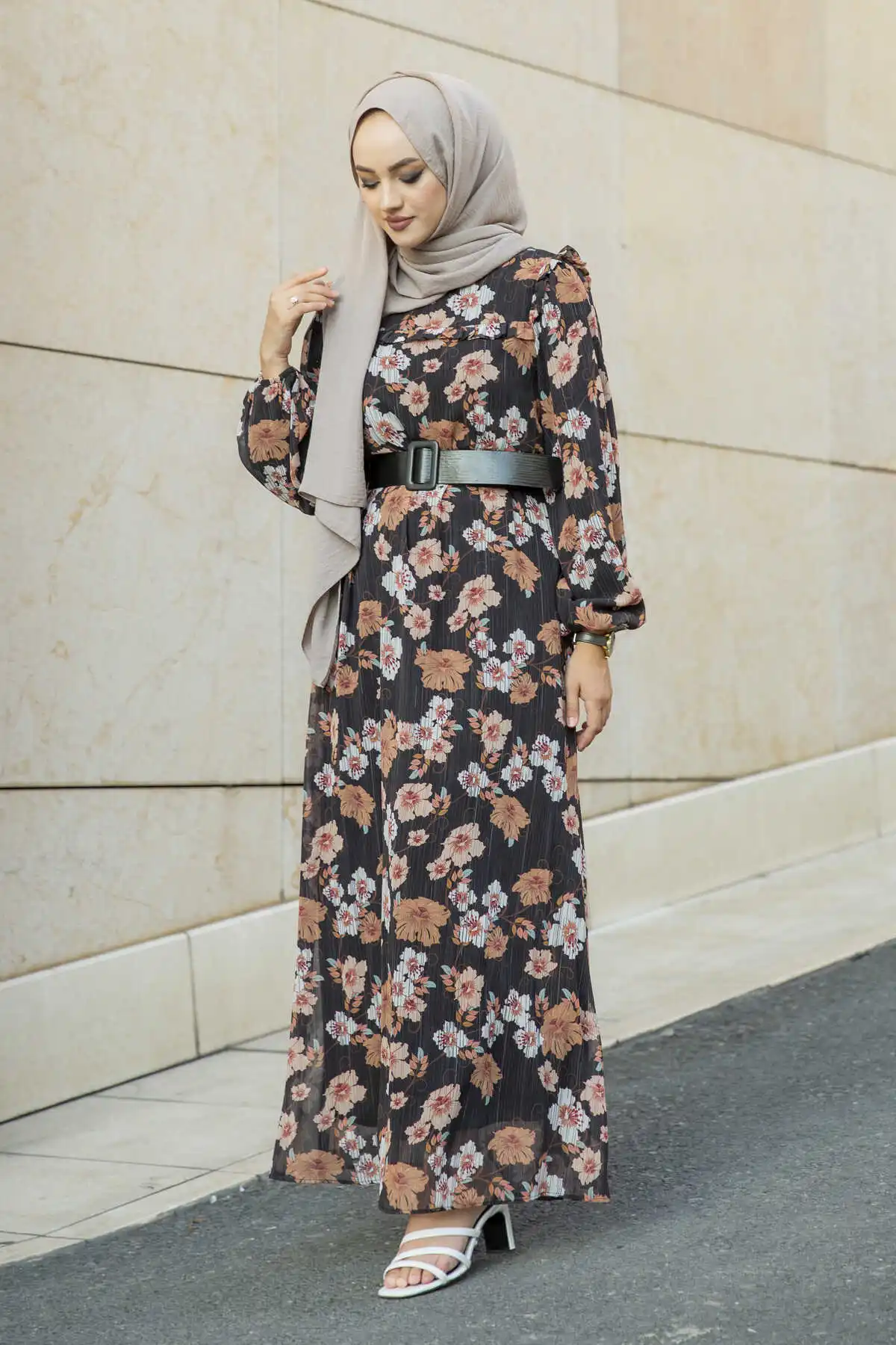 Vestido de noite de hijab abayas vestido de noite para as mulheres muçulmanas de kaftan abaya