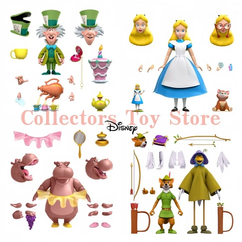 

Pre Sale Of Disney Alice In Wonderland Classic Animation Super7 Toy Alice Mad Hatter Model Children'S Christmas Toy Gift