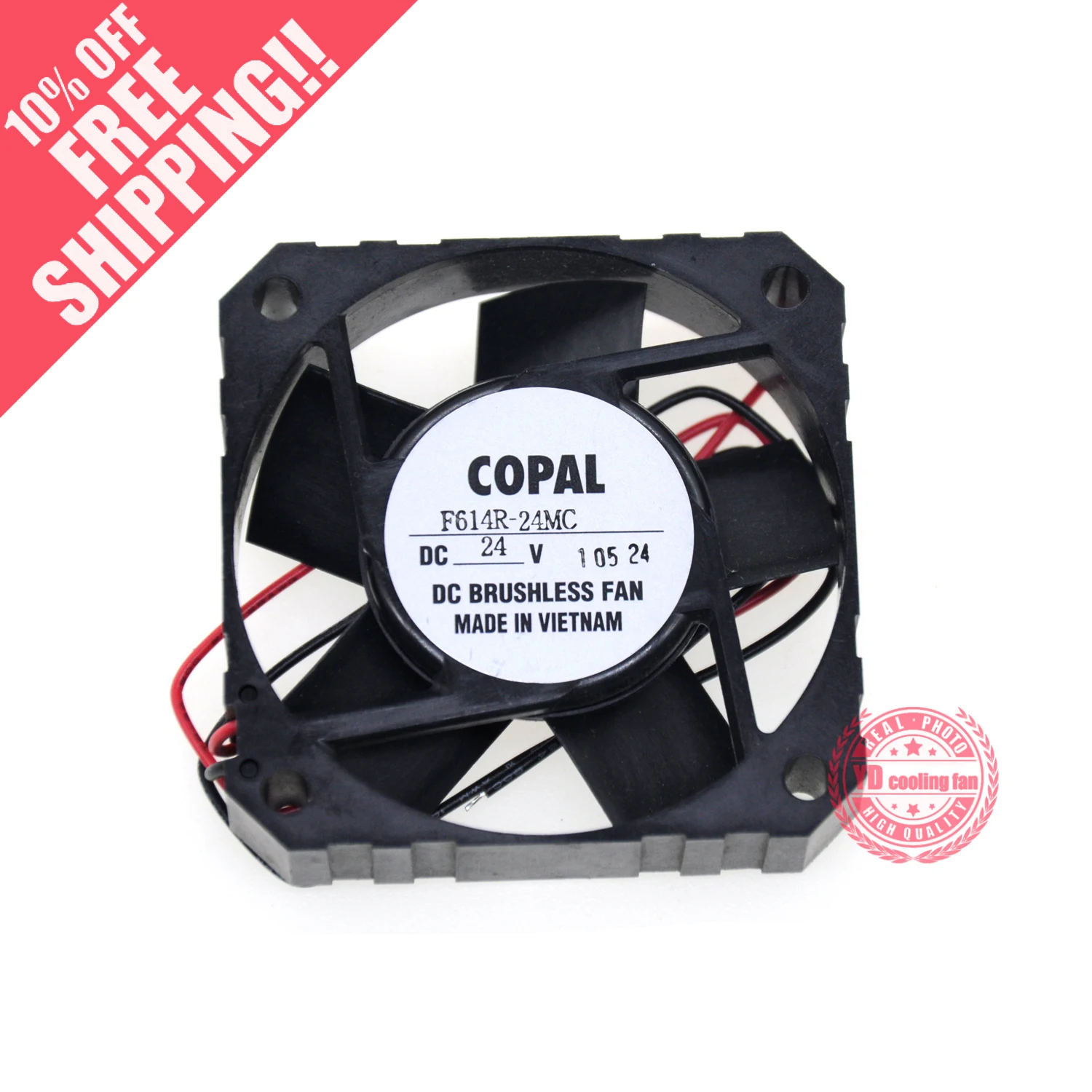 NEW FOR COPAL F614R-24MC 6015 24V 6CM Frequency converter cooling fan