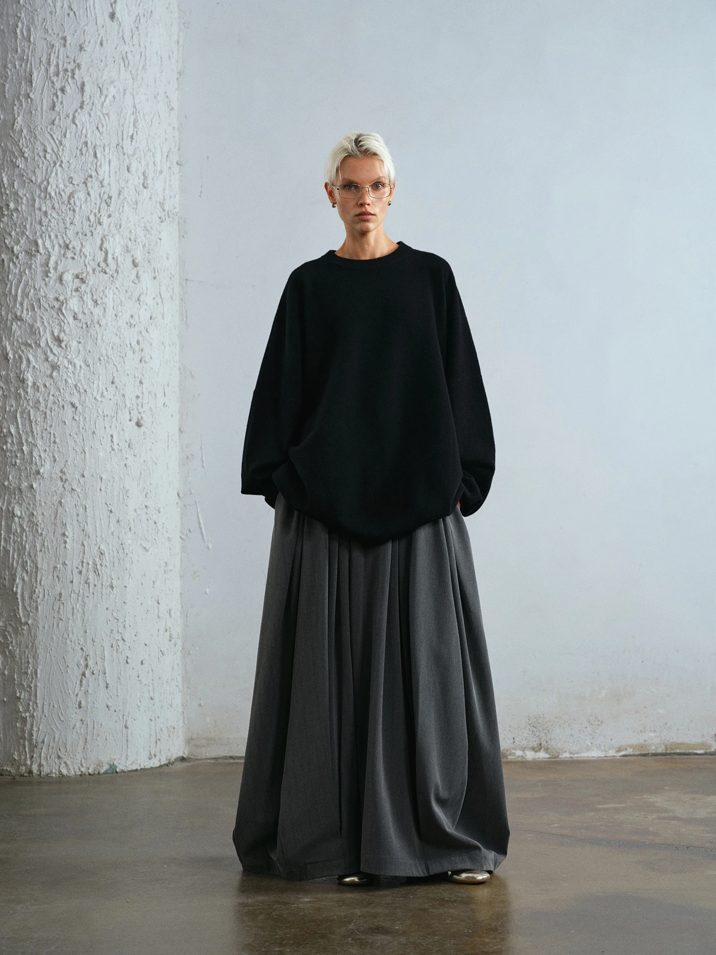 

OkeeMood Casual Wide Waist Dstring Gingham f-length Umbrella Skirt Women's Faion Polyester Rayon Spandex Skirts