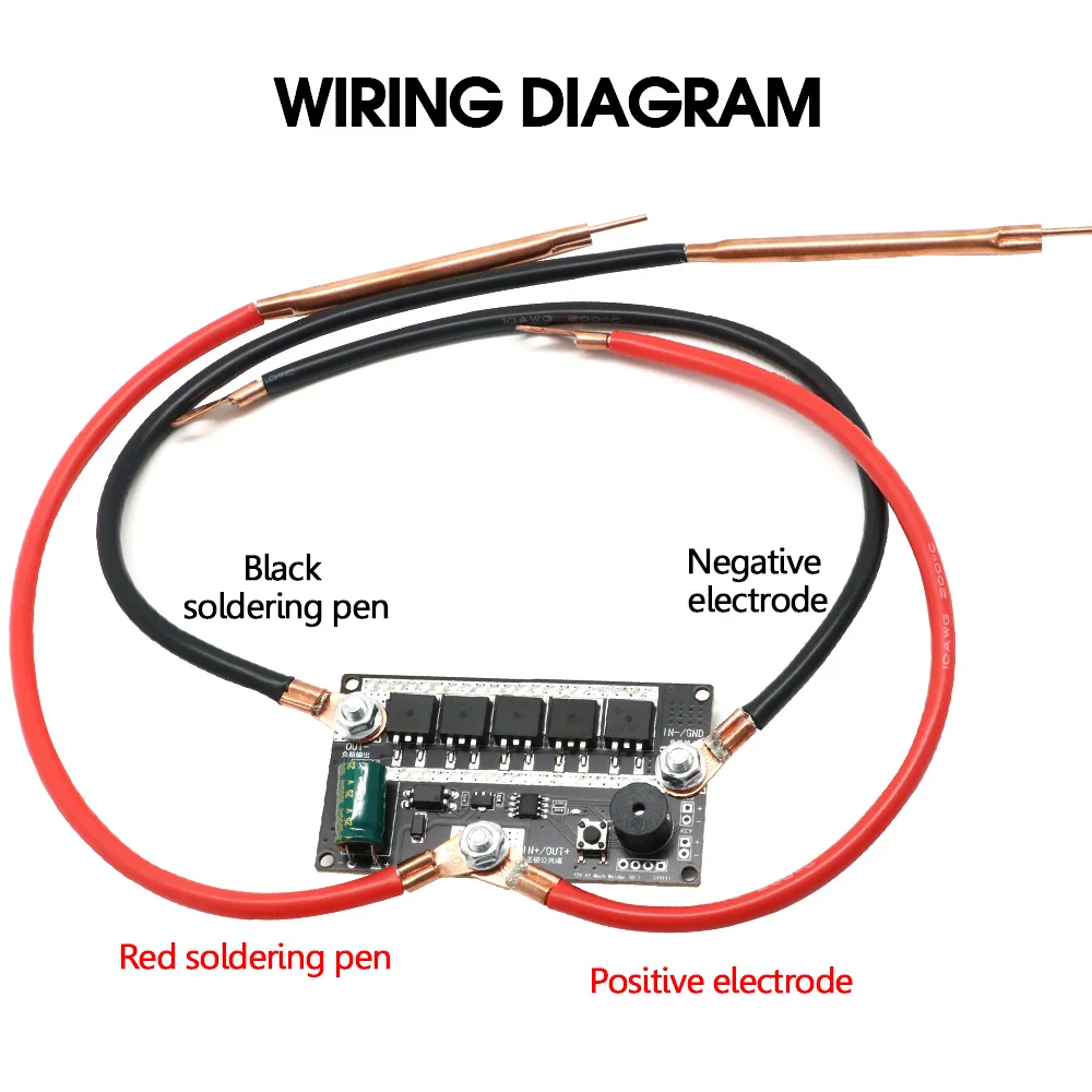 Portable Spot Welding Machine PCB Circuit Board Welding Equipment Spot Welders Pen Compatible With 18650/26650 Lipo Battery DIY